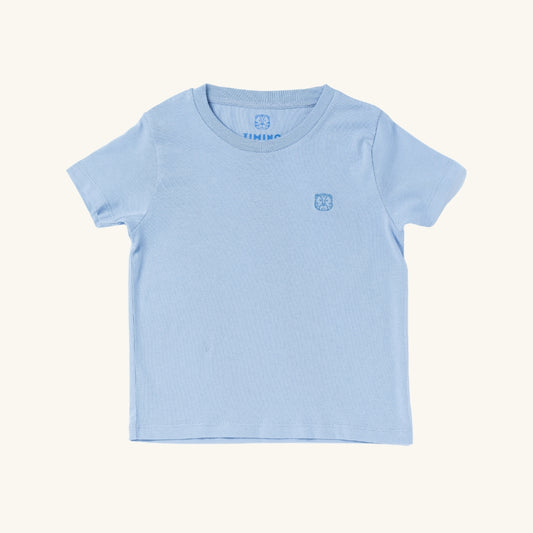 Timino® Organic Kinder Shirt Frosty Blue