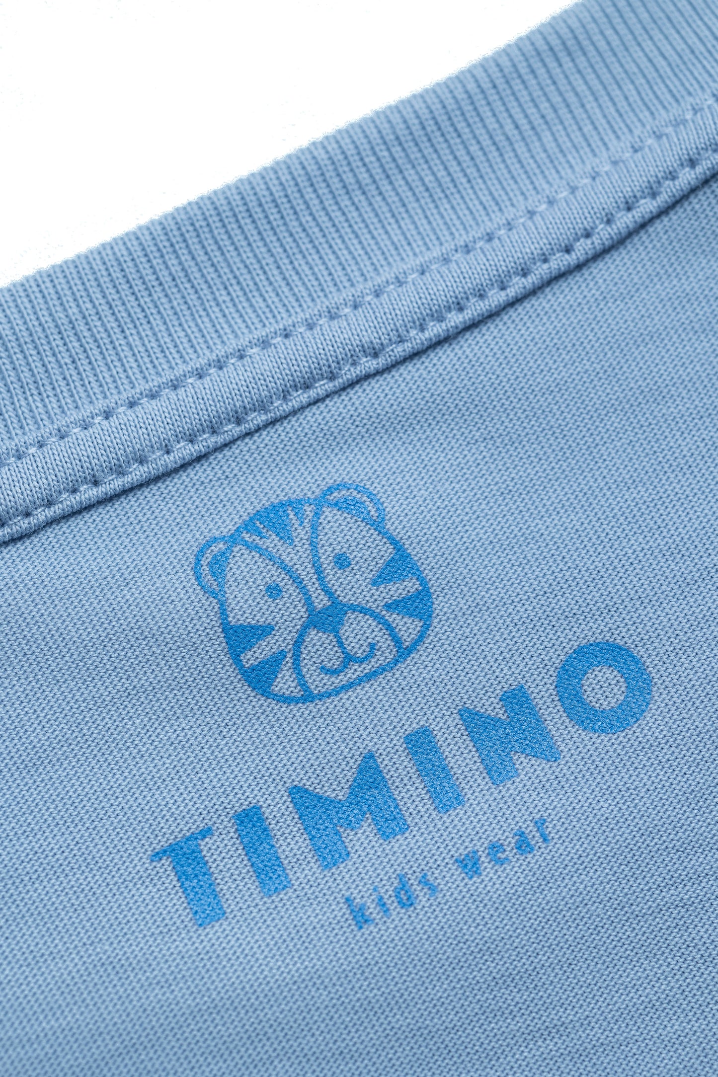 Timino® Organic Kinder Shirt Frosty Blue