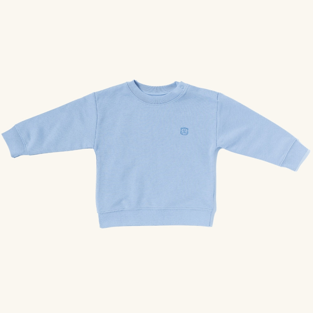 Timino® Organic Baby Pullover Frosty Blue